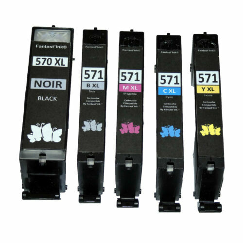 T3AZUR Cartouche Compatible Avec Canon PGI580XL Noire Pour Canon Pixma Ts8151 Ts8152 Ts8200 Ts8240 Ts8241 Ts8250