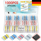 1000X Lötverbinder Schrumpfverbinder Stoßverbinder Quetschverbinder Kabelver Set