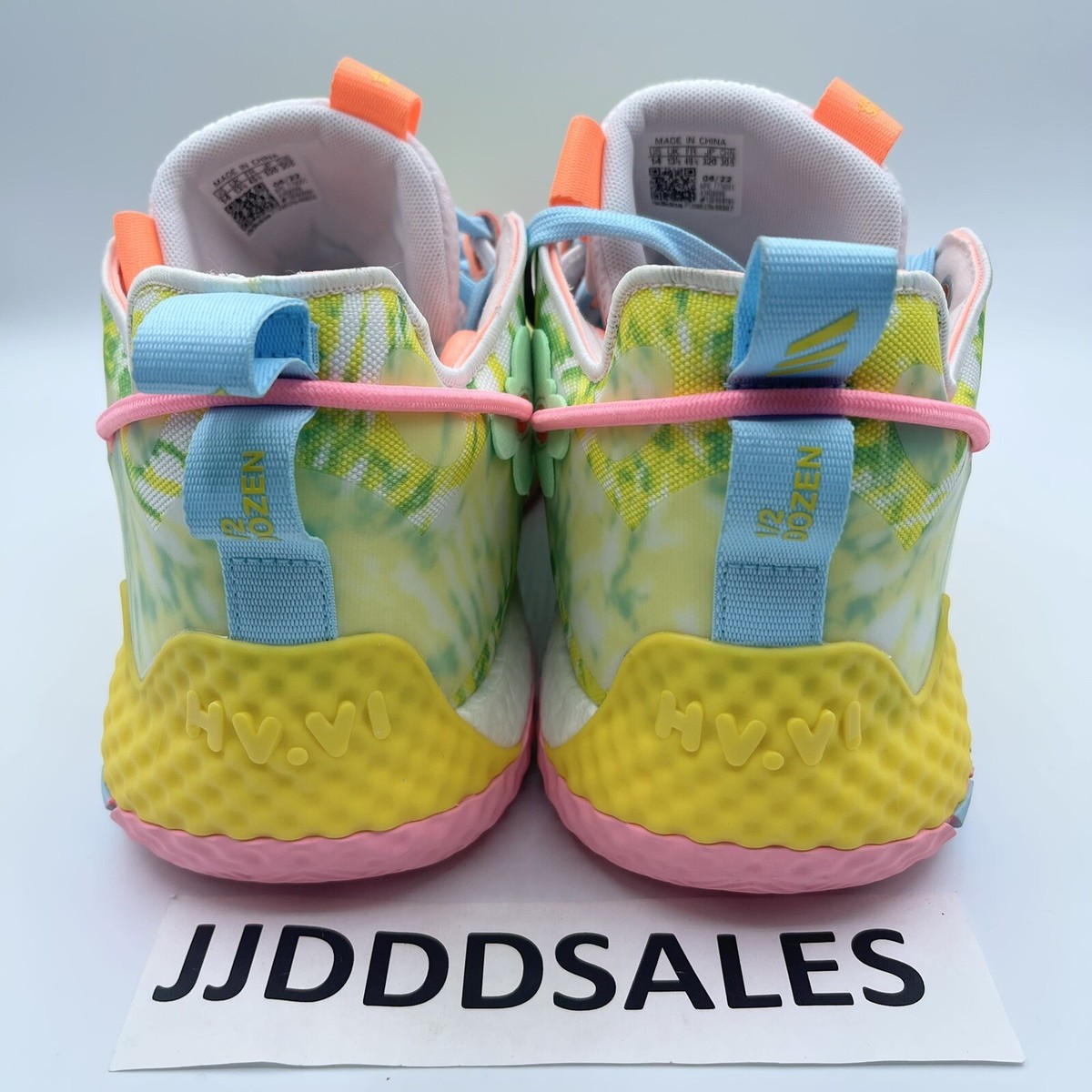 Adidas Harden Vol 6 Multicolor Tie Dye Basketball Shoes HQ6096 Men’s Size 14 NWT Adidas Harden Vol 6 Multicolor/Tie Dye Basketball Shoes  main image 3