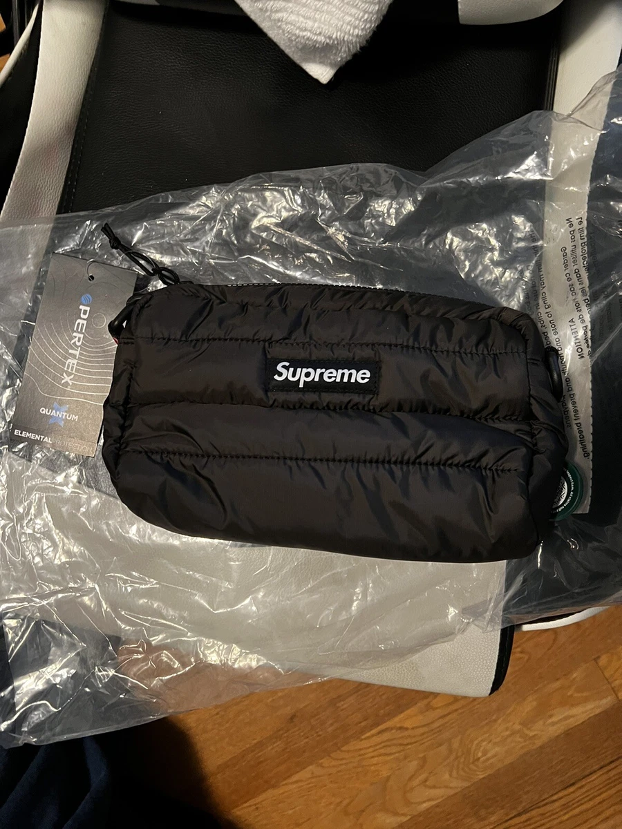 SUPREME FW22 PUFFER SIDE BAG BLACK BRAND NEW | eBay