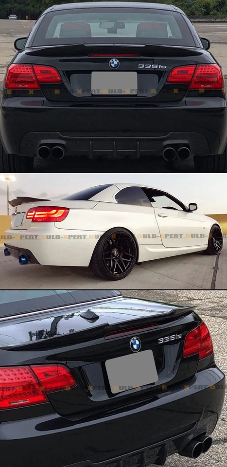 ALERÓN DE MALETERO CONVERTIBLE DE FIBRA DE CARBONO PARA BMW E93 335i 328i M3 2007-13 Foto 4 de 4