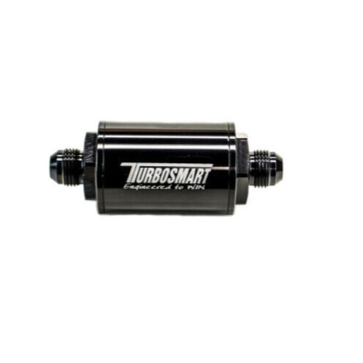 Turbosmart Billet Inline Fuel Filter 1.75in OD Fits 3.825in Length AN-6 Male