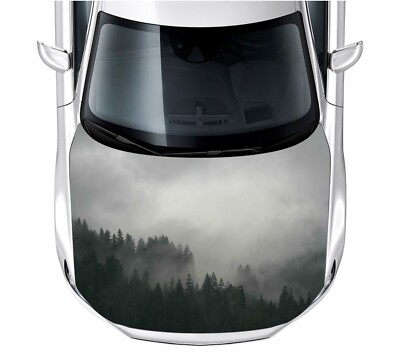 Motorhaube Auto-Aufkleber Schutz-Folie Tuning Car Folie 3M Wald Forest #23