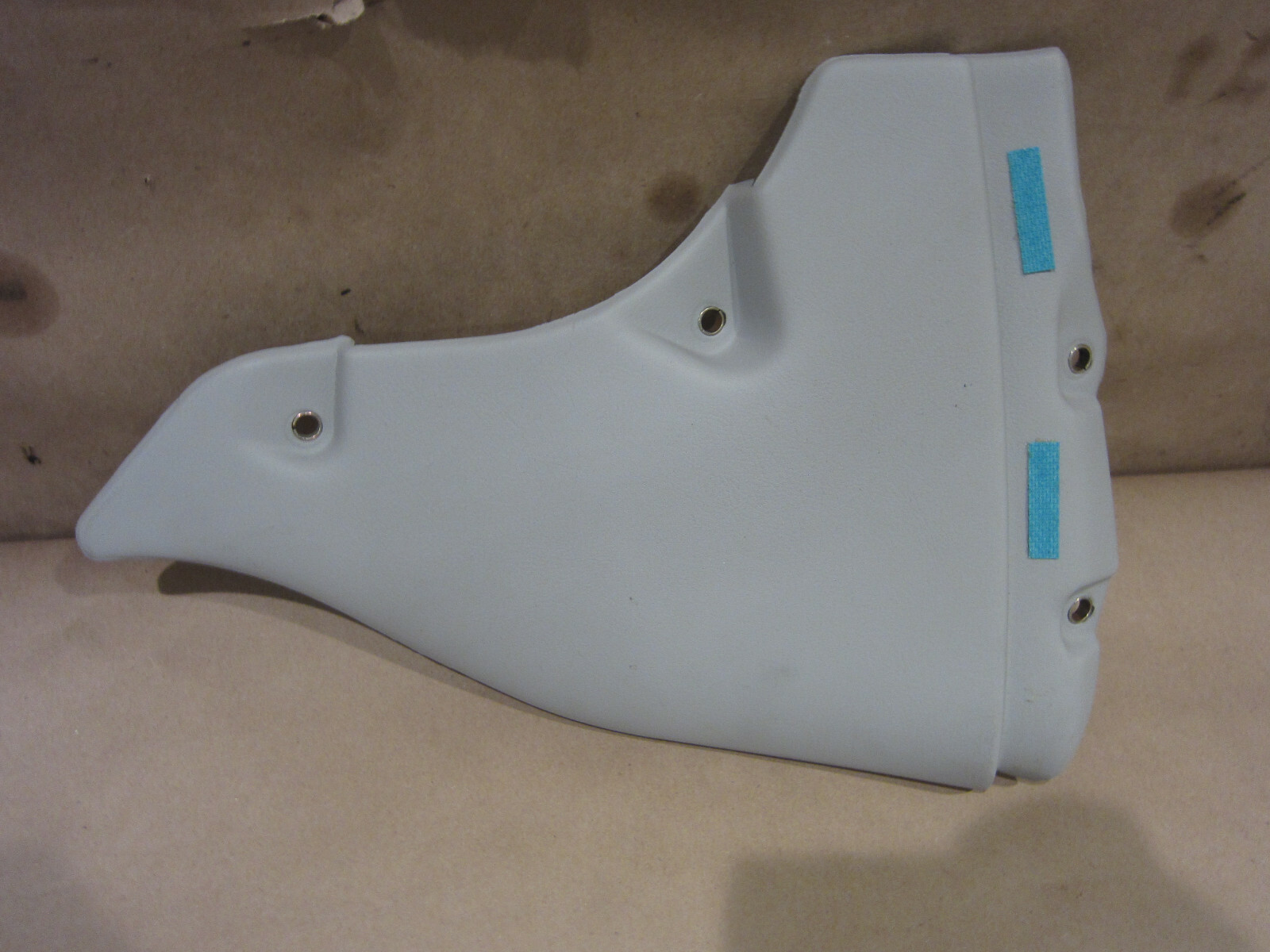 Maserati Quattroporte LH Rear Lower C-Pillar Cover Trim - Grey -  P/N  981383100
