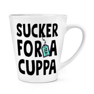 Saugnapf für Einen Cuppa 341ml Latte Becher Tasse Tee Kaffee Vatertag Mutter