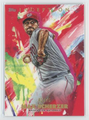 2020 Topps Inception Max Scherzer 41/75 Washington Nationals RED | eBay