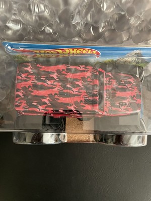 Hot Wheels 2022 RED Camouflage Jeep Monster Trucks Oversized Metal