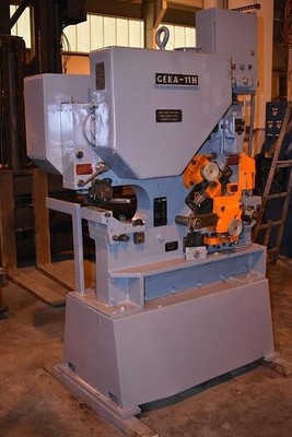 50 TON GEKA ''11H'' UNIVERSAL IRONWORKER - 4  x 4  x 3/8  - NOTCHER - PUNCH #29885