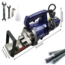 RC-32 Portable Hydraulic Electric Rebar Cutter Steel Bar Cutting Machine 110V