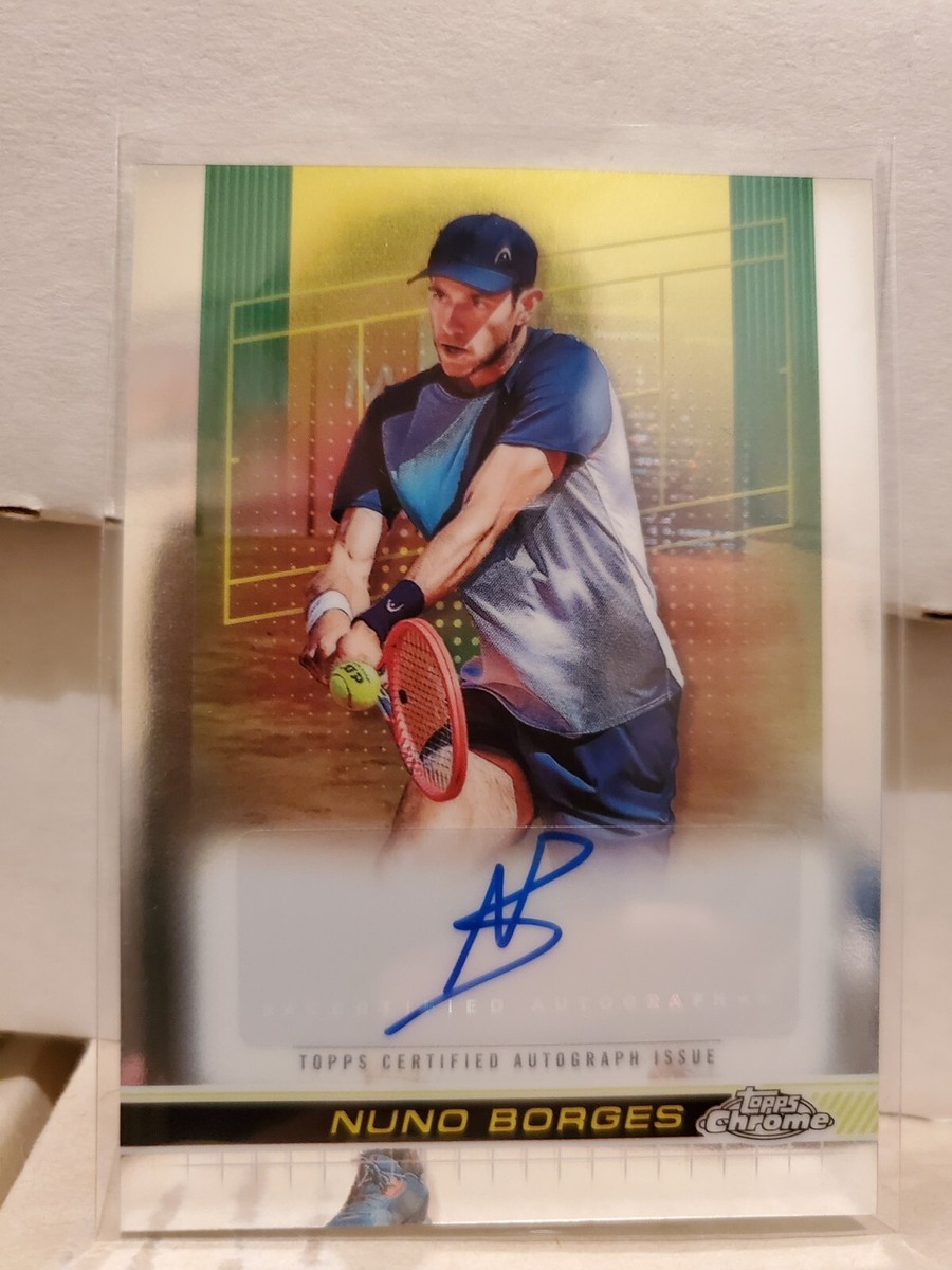 Nuno Borges 2024 Topps Chrome Tennis Autograph Signed Auto | eBay