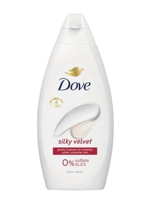 Dove Silky Velvet Shower Gel, 450 ml