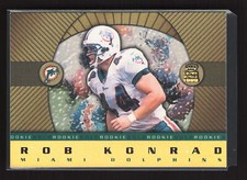 1999 Pacific Crown Royale Rookie Gold #11 Rob Konrad Miami Dolphins