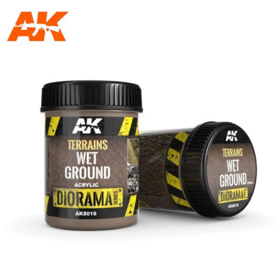 AK interactive 8016 - Terrains - Wet Ground - 250 ml /1000 ml = 39,96  