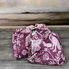 Pottery Barn Teen Harry Potter Magical Damask Organic Flannel Pajama Set ML Read