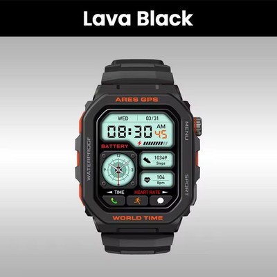 SmartWatch Zeblaze Ares GPS, Alexa, Voice calls, hear Rate, Activity Tracker, BT
