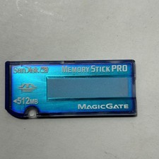 SanDisk Memory Stick Pro Magic Gate 512MB SDMSV-512 Camera Memory Card For Sony