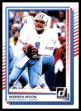 Warren Moon 2025 Donruss #186 Houston Oilers NFL READ FREE SHIPPING AutographDen