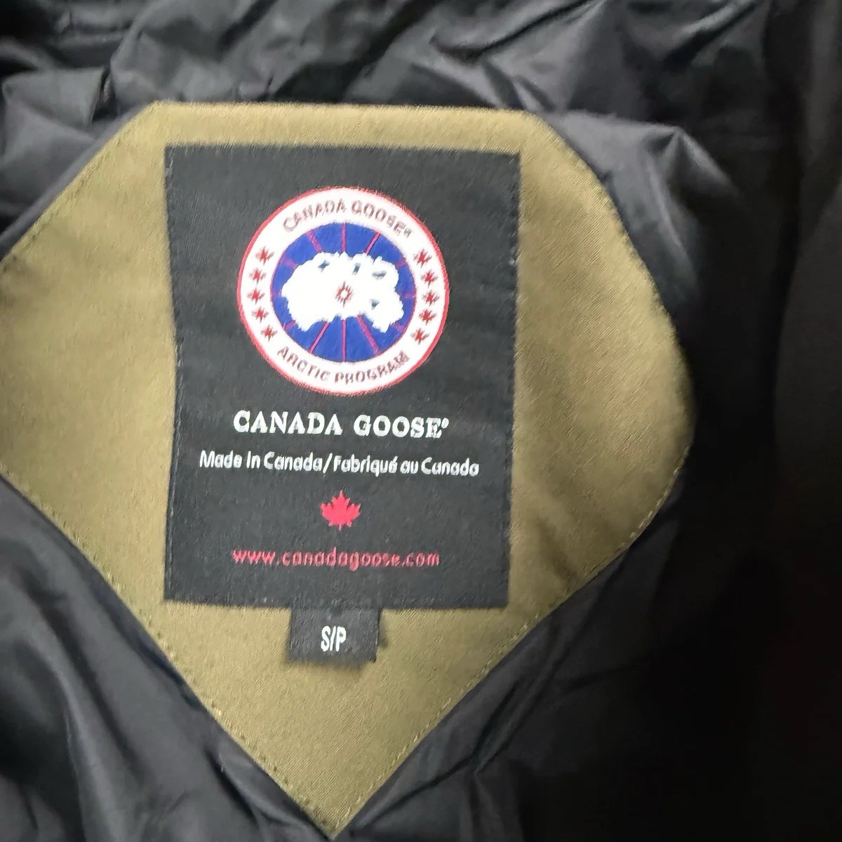 CANADA GOOSE CARSON PARKA MILITARY GREEN - (S) image 5