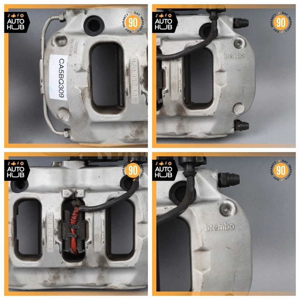 10-24 Porsche Panamera 970 S / 911 Rear Brake Calipers Left & Right Set OEM 70k - Image 4 of 4
