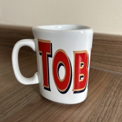 Vintage Toblerone Becher in Dreieckform Made in England