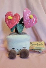 NWT Greenhouse by Russ Sol Flamingo Flower Plant plush