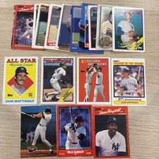 New York Yankees Lot 39 Cards- Don Mattingly, Rickey Henderson, +, 80’s-2020’s