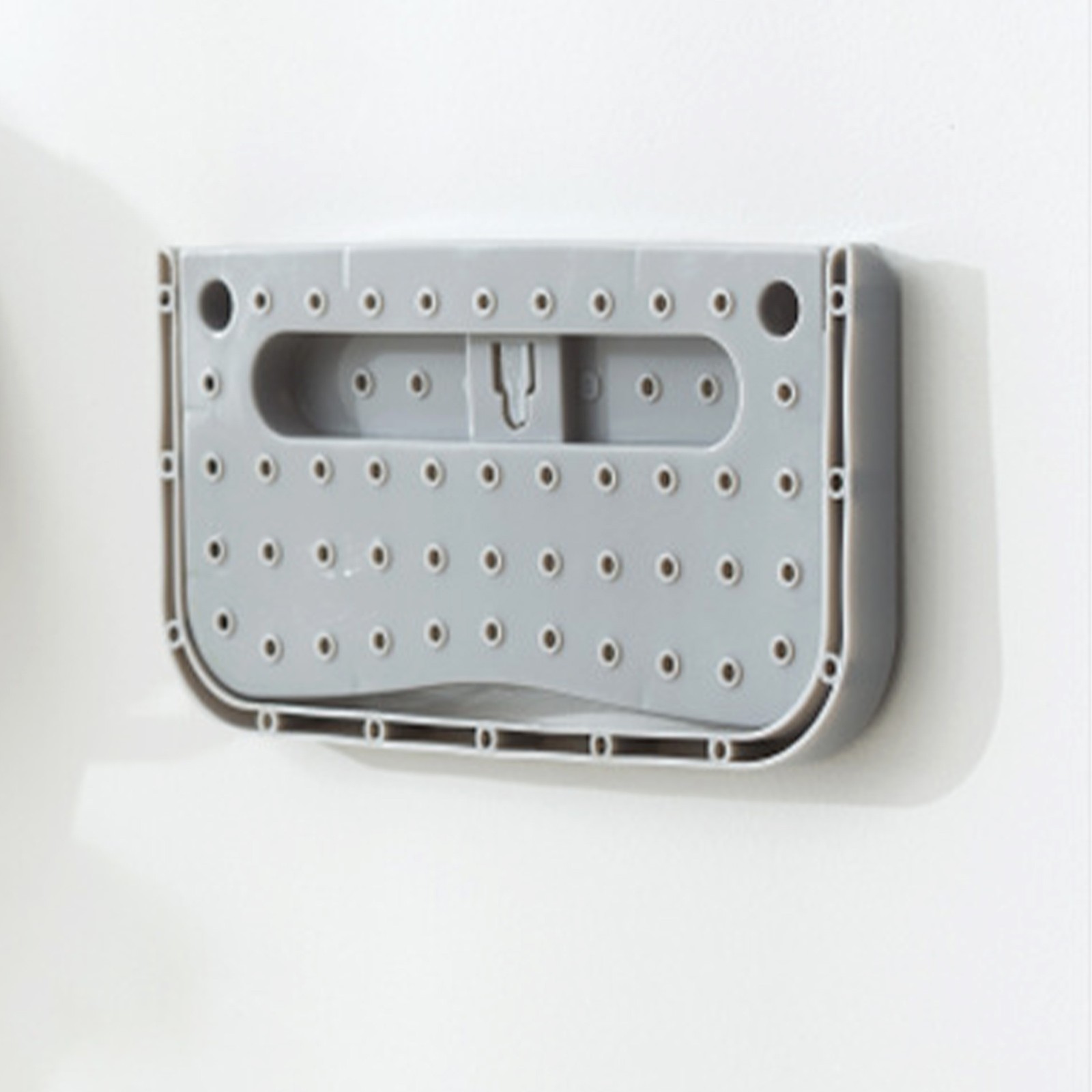 Wall Mounted Shoes Rack Adhesive Foldable Space Saving PP Door Shoe Hanger For