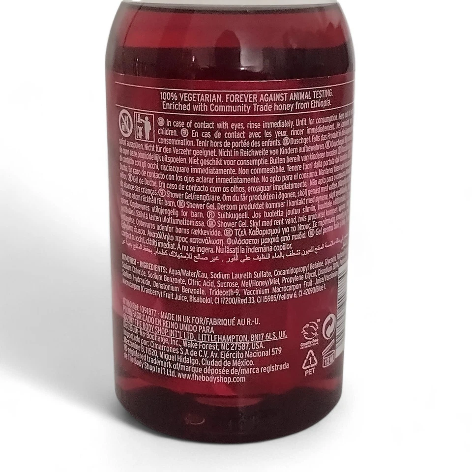 The Body Shop Shower Gel Berry Bon Bon 8.4 US fl oz Christmas Theme New - Image 4 of 4