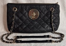 DKNY Donna Karan Quilted Soft Leather Hand/Shoulder Bag Chain Straps