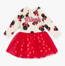 DISNEY JR GIRLS MINNIE MOUSE RED TULLE DRESS - Size 3T