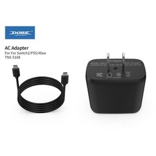 60W US Fast Charger for Switch 2 Switch OLED 1.5m Cable Power Adapter
