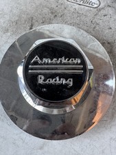 American Racing Wheels Chrome Vintage Rim Hub Center Cap 89-9080 One American Racing Wheels Chrome Vintage Rim Hub Center Cap 89-9080 One