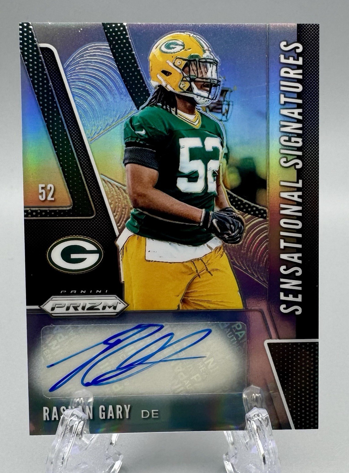 2019 Panini Prizm Auto Sensational Signatures Rashan Gary SE-RAG Packers