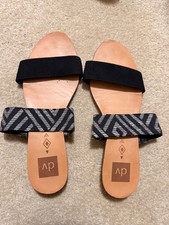 Women  s Black Strappy Sandals