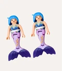 Vintage Playmobil Mermaid Figure – Blue Hair & Purple Tail  Fantasy Ocean Toy 1x