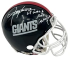 Lawrence Taylor Signed VSR4 Mini Helmet Mask w/ "LT Was A Bad MotherF*cker" BAS