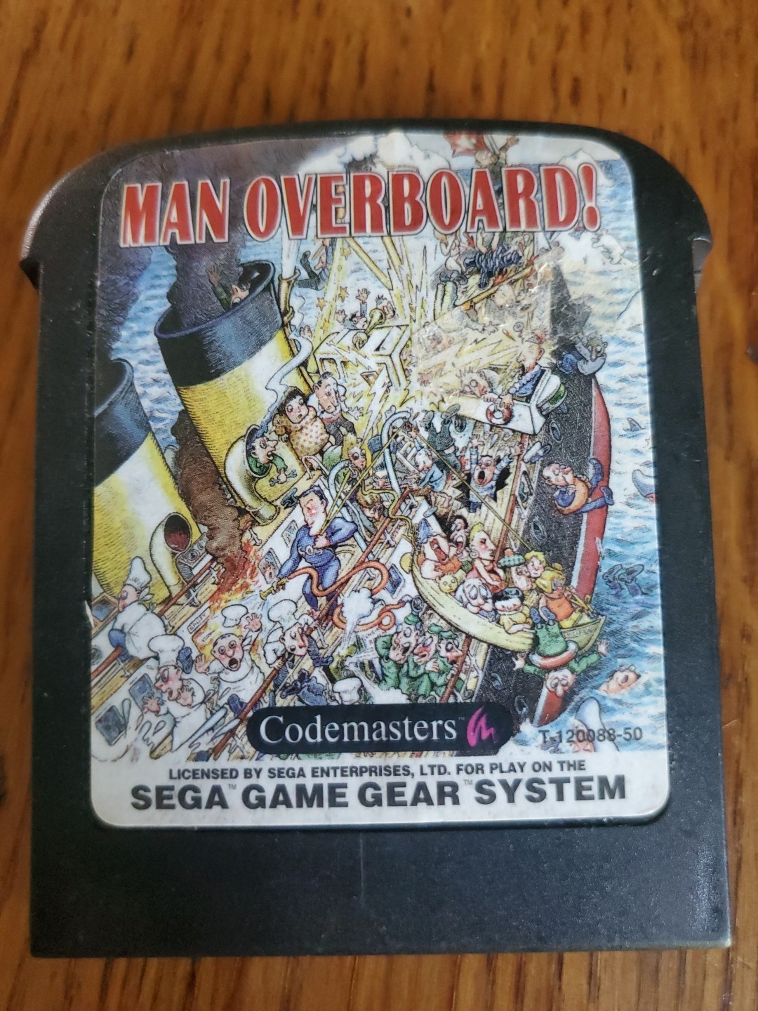 man overboard ! sega game gear system