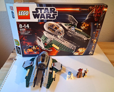 LEGO Star Wars 9494 Anakin's Jedi Interceptor Set OVP Unvollständig