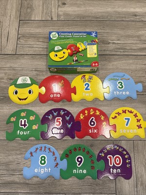 Leap Frog Counting Caterpillar 6-Foot Floor Puzzle AS IS condition see photos