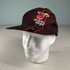 Vintage Drew Pearson Miami Heat Hat Cap NBA Basketbal Mesh 80s 90s Dad Floppy
