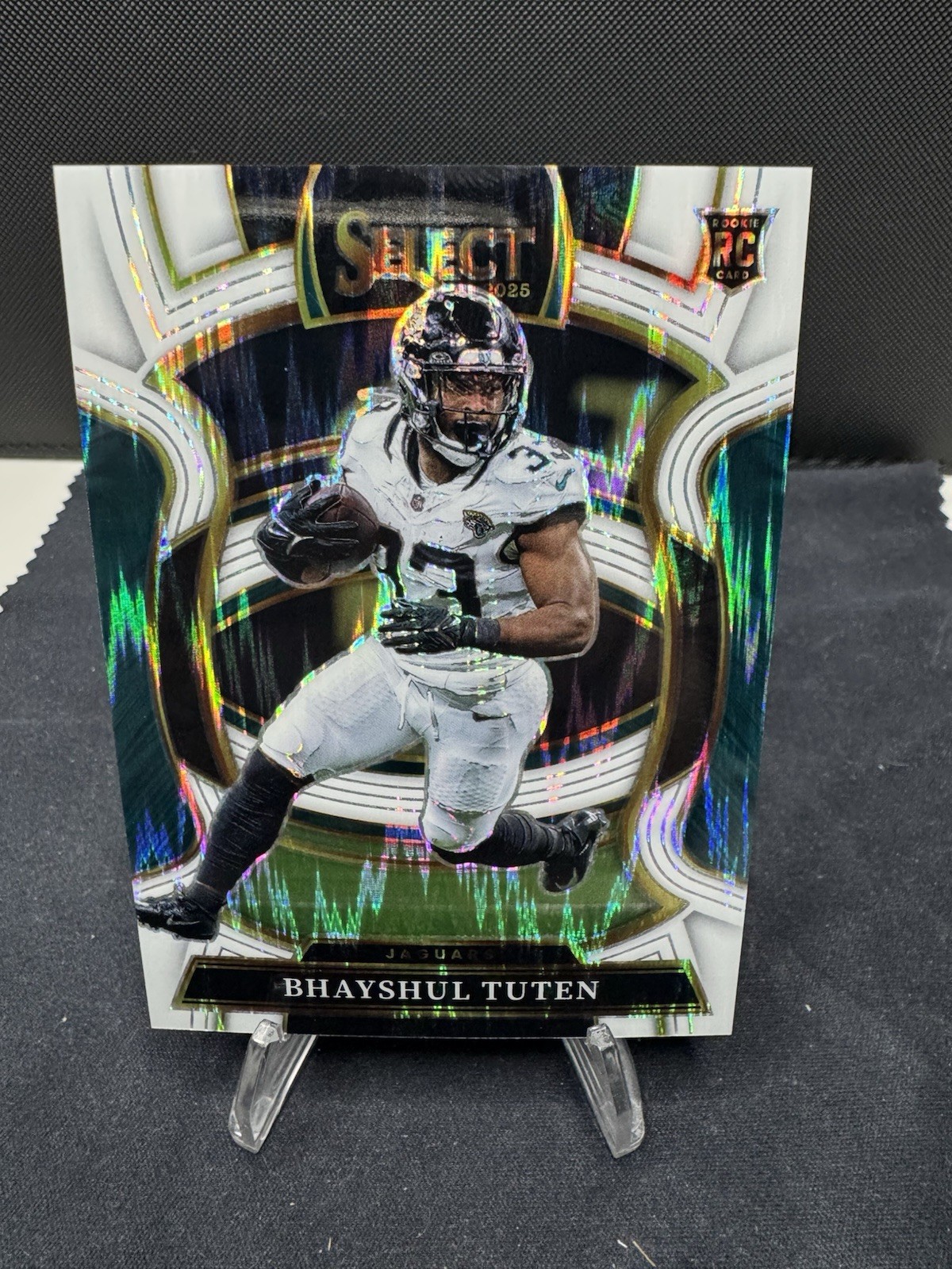 2025 Panini Select Bhayshul Tuten #29 White Shock Concourse /799 Jaguars Rookie