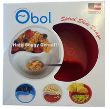 New 2017 Obol Original Crispy Bowl Never Soggy Red Cereal Bowl USA Made