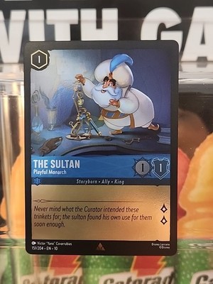 The Sultan - Playful Monarch 151/204 Whispers in the Well Cold Foil
