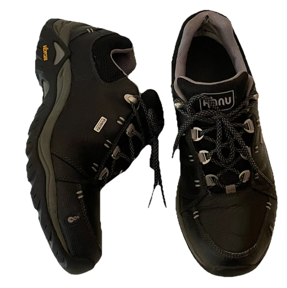 Zapatos de senderismo Ahnu Montara II para mujer 7,5 eventos AF2360BLK negros impermeables Vibram Foto 4 de 4