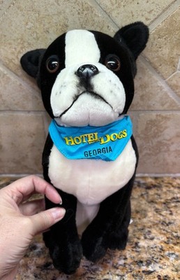 RARE Hotel for Dogs Georgia Boston Terrier plush 2008 FAO Schwarz