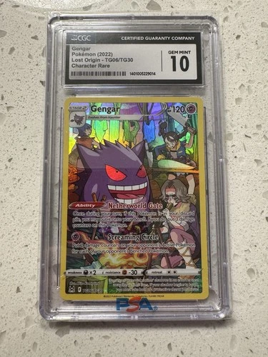 Gengar Pokémon (2022) Lost Origin - TG06/TG30, CGC 10 Gem Mint