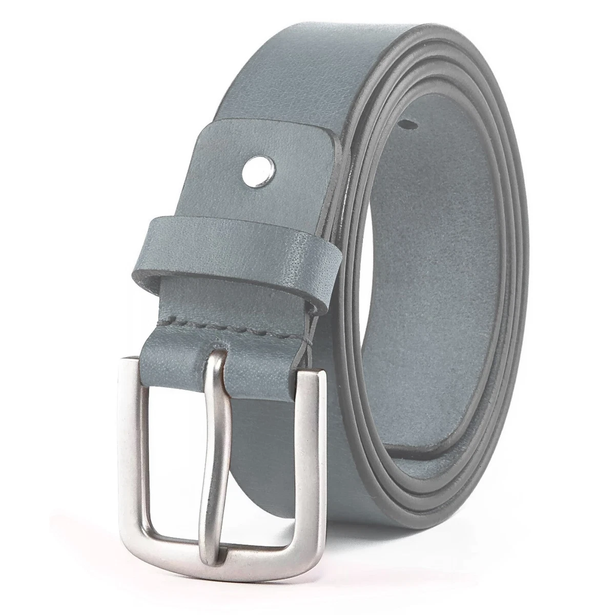 Gray Leather Belts for Men for sale | eBay Gray Leather Belts for Men for sale | eBay