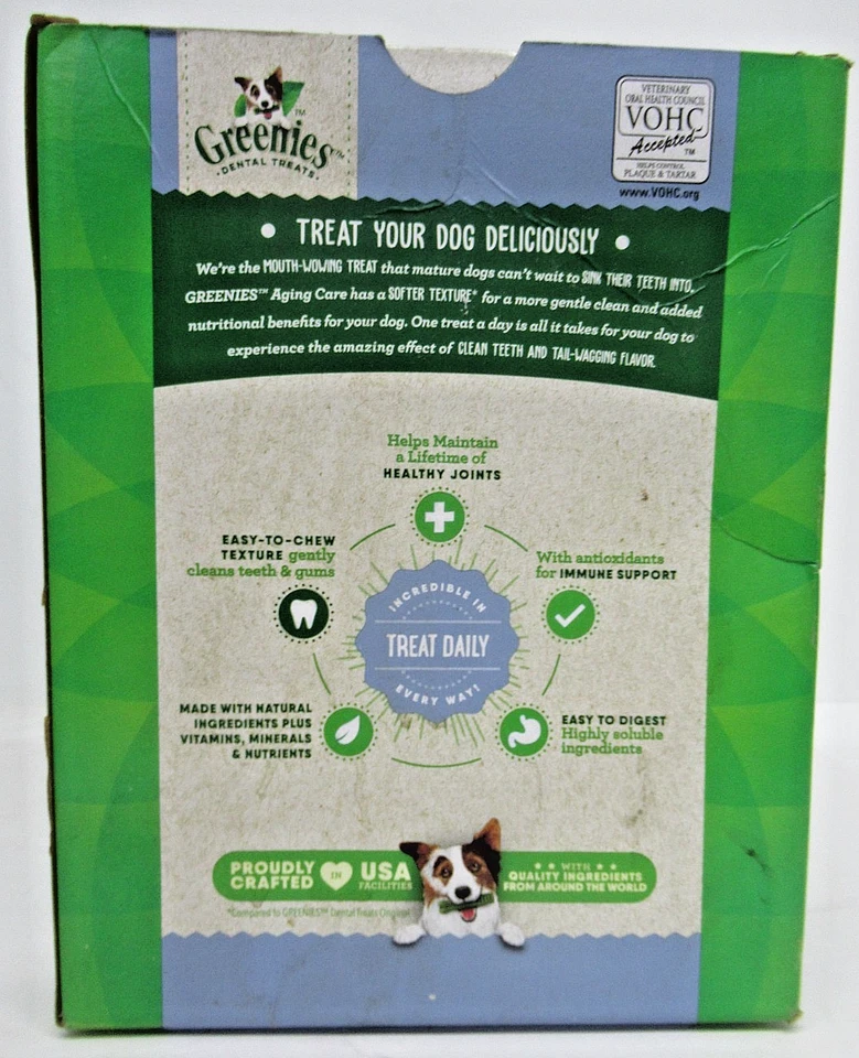 Greenies Aging Care Teenie Dental Dog Treats 96 Count - Image 3 of 4