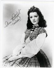 ANN RUTHERFORD Autograph Signed 8X10 B&W Photo w/ COA Gone With The Wind GWTW