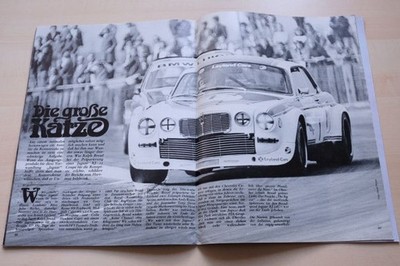 Rallye Racing 01/1977 Jaguar XJ 12 Coupe Rennverion in einer seltenen Vorstellun